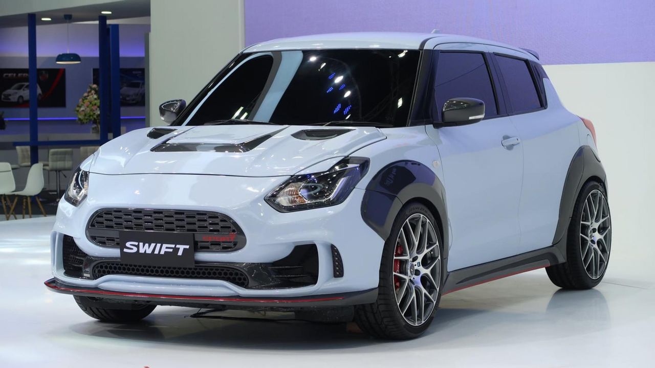 Suzuki Swift Sport w tajskim wydaniu wygląda znacznie ostrzej niż seria.