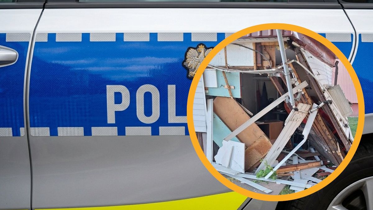 Zaparkowała w sklepie
