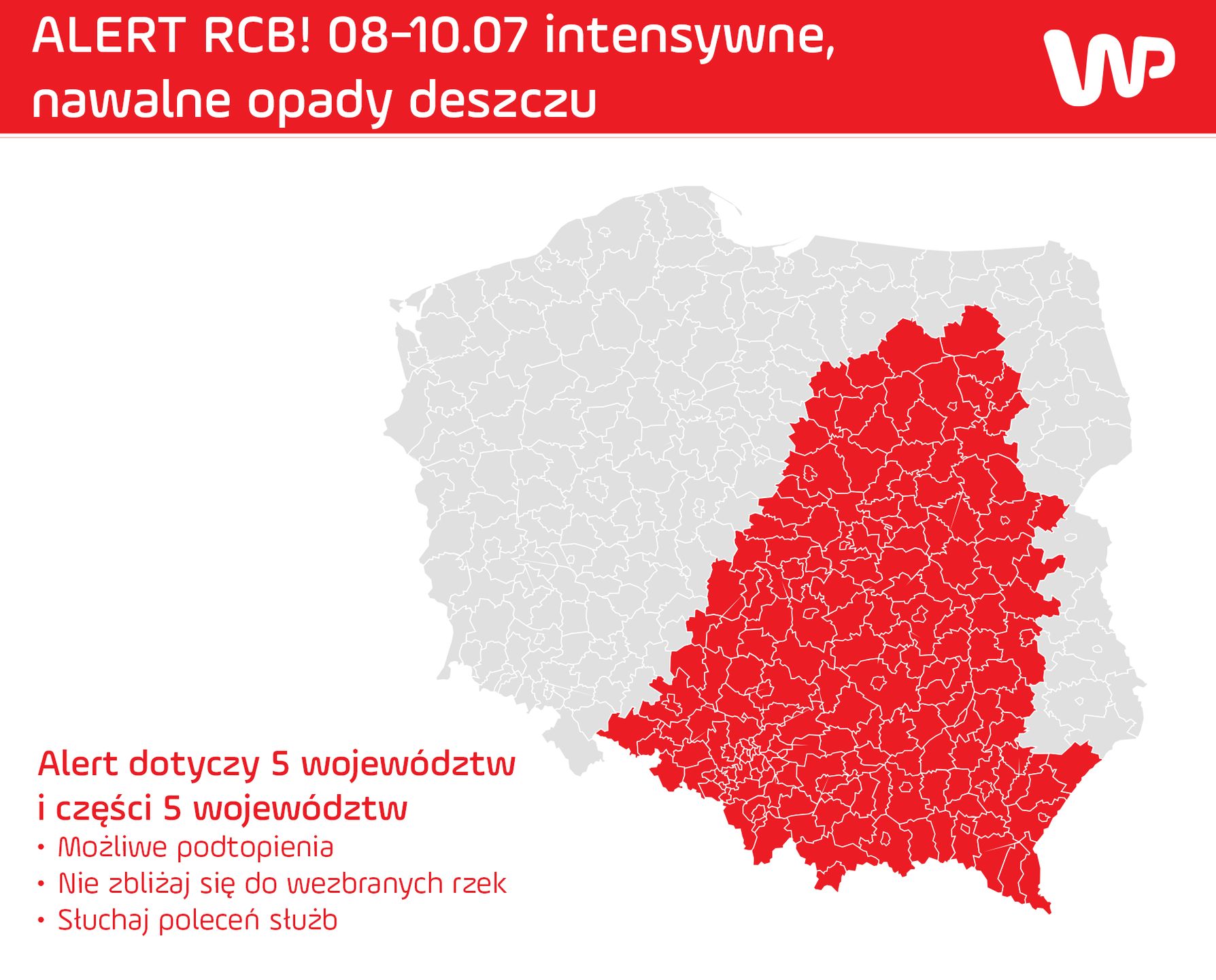 Nawałnice w całej Polsce. Alerty dla 13 województw 