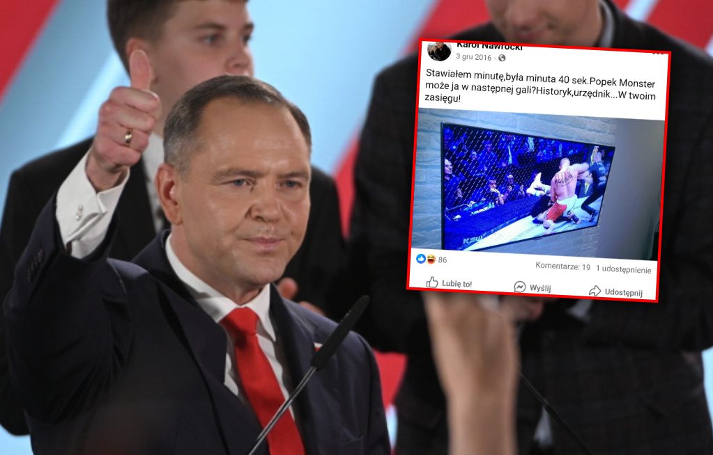 Taki wpis Karol Nawrocki opublikował 9 lat temu. Zwrócił się do Popka