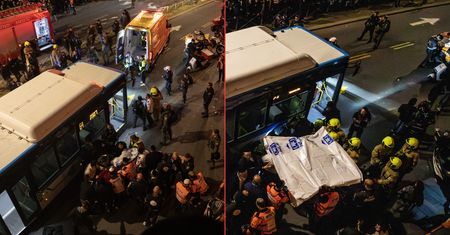 Tragedia w Jerozolimie. Autobus wjechał w tłum. Nagranie mrozi krew w żyłach