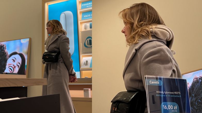 Kinga Duda w galerii handlowej