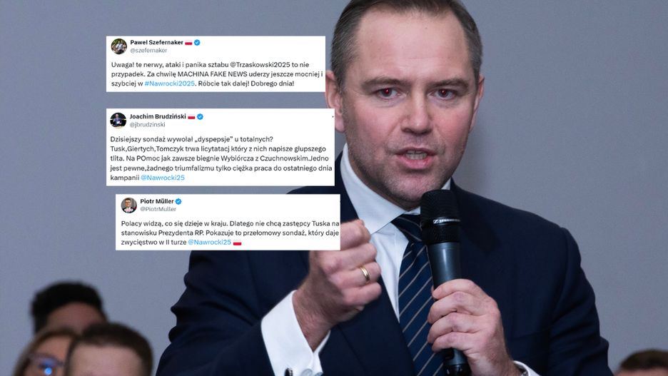 Fala komentarzy po najnowszym sondażu