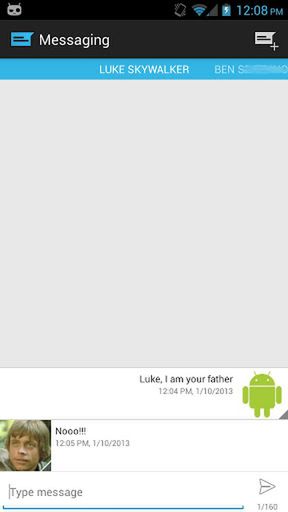 Sliding Messaging