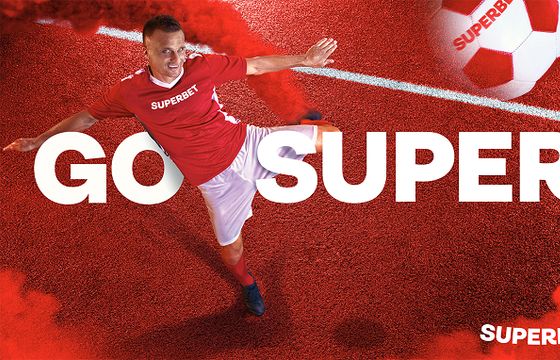 Sławomir Peszko w kampanii bukmachera Superbet "Go super!"