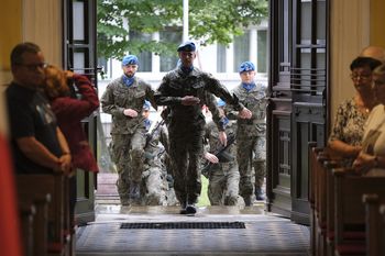 Kielce: Msza święta w Kościele Garnizonowym w hołdzie bohaterom Powstania Warszawskiego