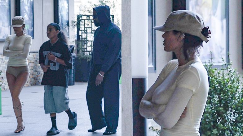 Bianca Censori maszeruje do kina w beżowych majtkach