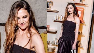 Odmieniona Katie Holmes prezentuje mroczne oblicze na evencie w Nowym Jorku