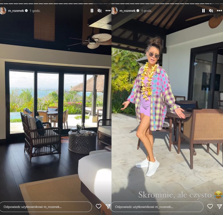 Małgorzata Rozenek relacjonuje kolejny dzień na Bali. Pokazała, jakie zafundowano im atrakcje i gdzie się zatrzymali