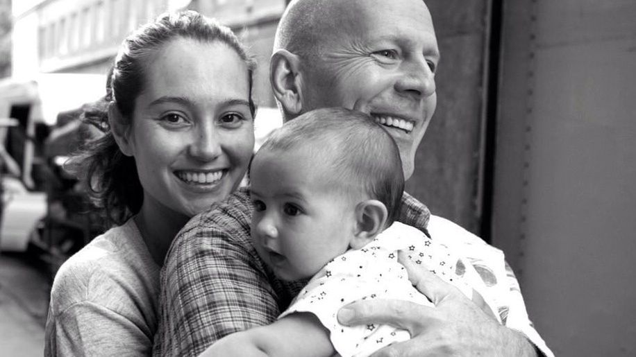 Emma Heming i Bruce Willis z córką
