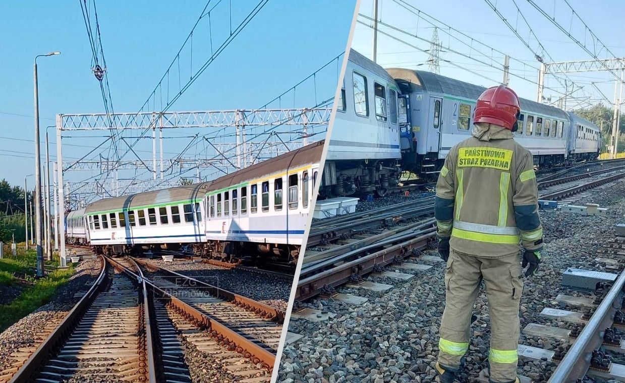 Wykoleił się pociąg relacji Płock - Katowice. Jest komunikat