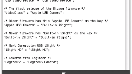 iSight HD, nowa kamera od Apple na USB? 1
