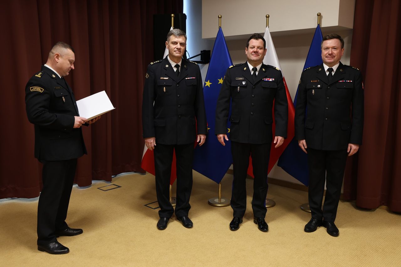 Artur Gonera wręczył nominację. Nowy zastępca komendanta w Płocku