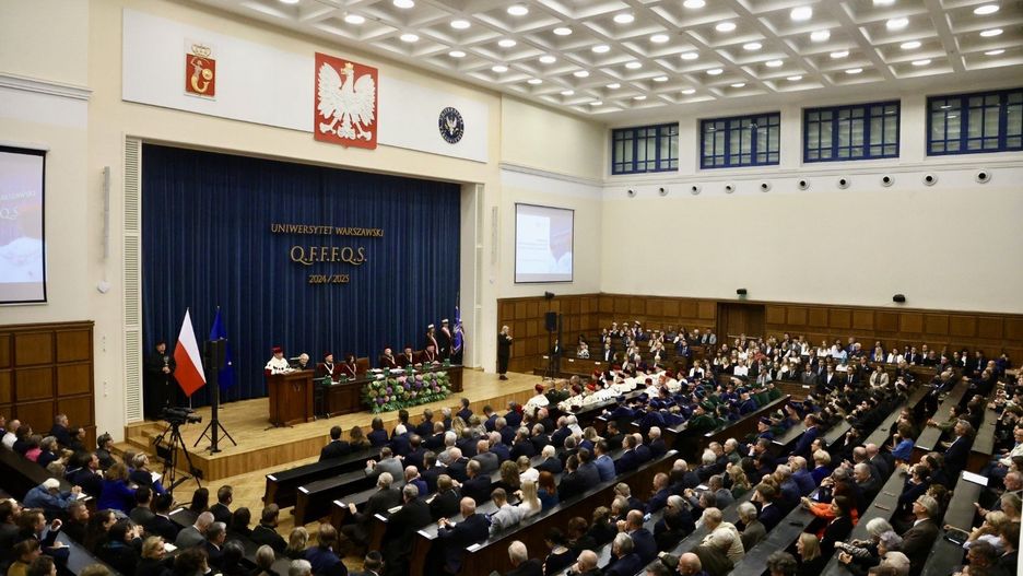 Inauguracja roku akademickiego 2024/2025 na Uniwersytecie Warszawskim