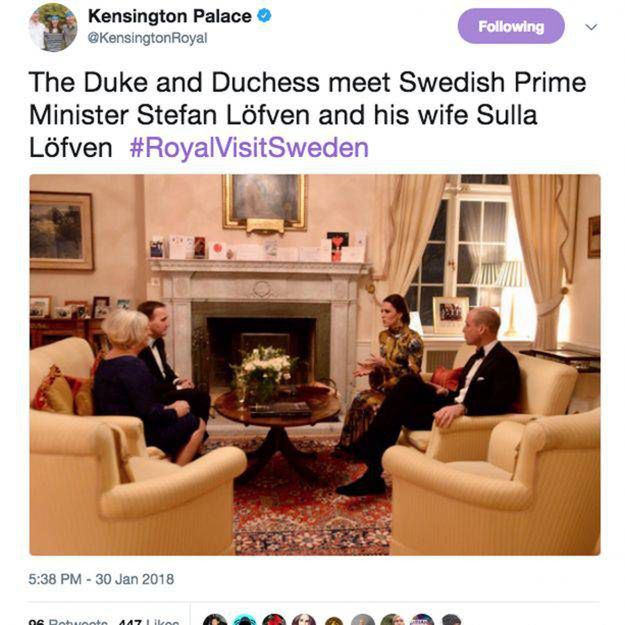 Wpadka Pałacu Kensington na Twitterze