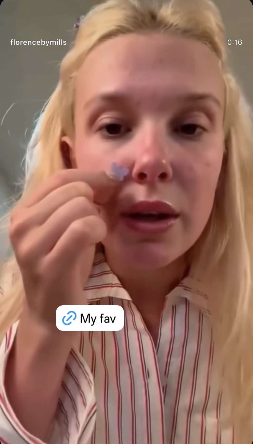 Millie Bobby Brown bez makijażu