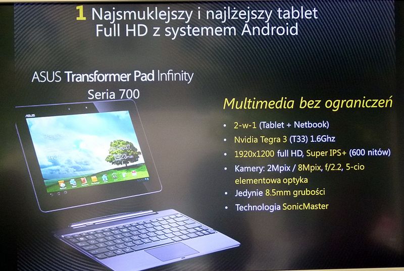 Polska premiera Asusa Transformera Infinity [galeria] 22
