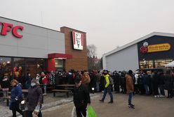Otwarto pierwsze KFC w Ostrowcu Świętokrzyskim. Tłumy czekały przed wejściem
