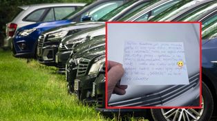 Znalazł kartkę za wycieraczką. Świadek wpadł na nietypowy pomysł