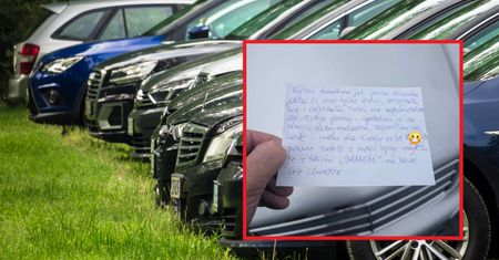 Znalazł kartkę za wycieraczką. Świadek wpadł na nietypowy pomysł