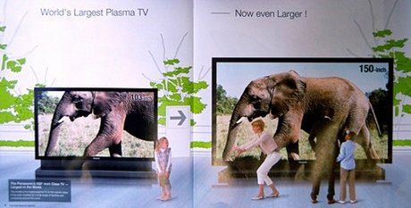 CES 2008 – 150 calowa plazma 4K 1