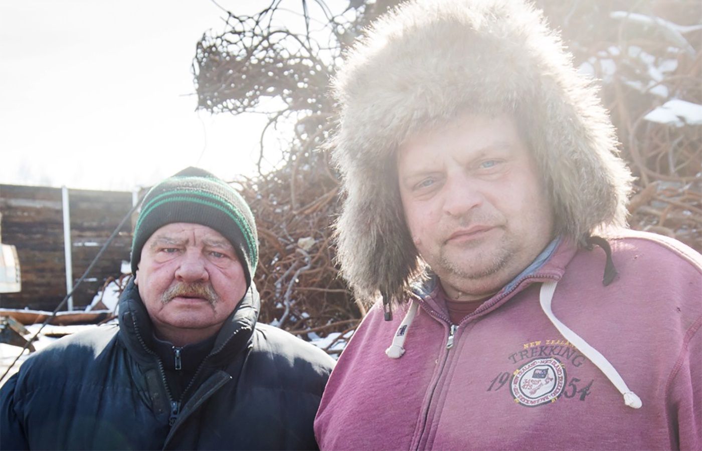 Edek Kaliński i Marek :Krzykacz" Pawłowski byli gwiazdami programu "Złomowisko PL"