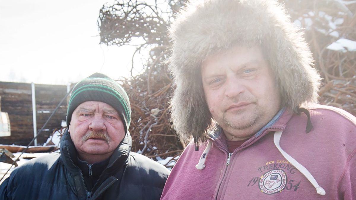 Edek Kaliński i Marek :Krzykacz" Pawłowski byli gwiazdami programu "Złomowisko PL"