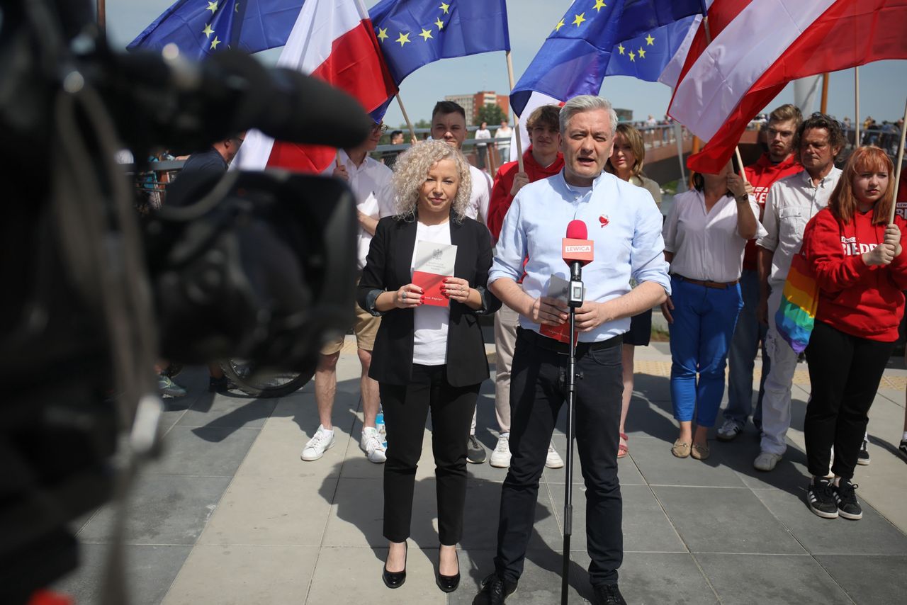 Biedroń żartuje z koalicjanta. "Żeby nie było żadnych podejrzeń"