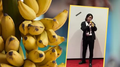 Student zjadł banana wartego 500 tys. zł. Kuriozalne tłumaczenie