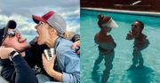 Paweł Baryła pokazał, jak Blanka Lipińska kąpie się TOPLESS z koleżanką i jej dzieckiem. "One NIE SĄ normalne"