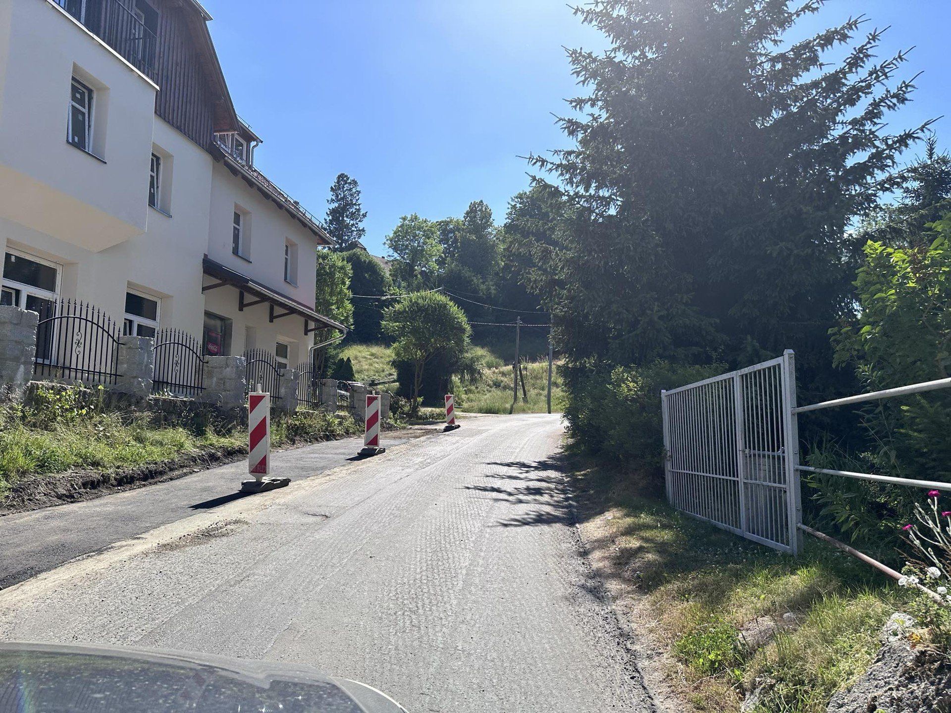 8.07.2025 droga powiatowa w Przesiece. Remont