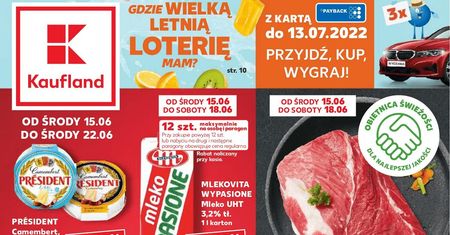 Kaufland nowa gazetka 15.06-22.06. Promocje w Kaufland od środy 15 czerwca