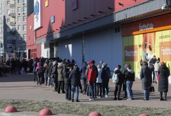 Sklepy w Kijowie mają problem z zaopatrzeniem. Brakuje produktów na półkach