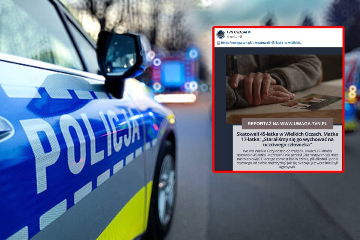 17-latkowie skatowali mężczyznę. Brutalna zbrodnia. "Babka, dawaj pieniądze"