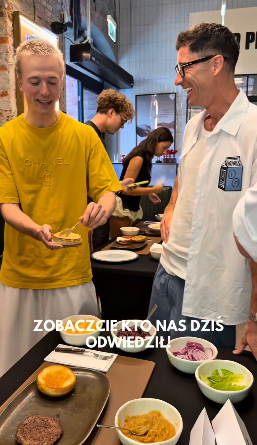 Robert Lewandowski w Warszawie