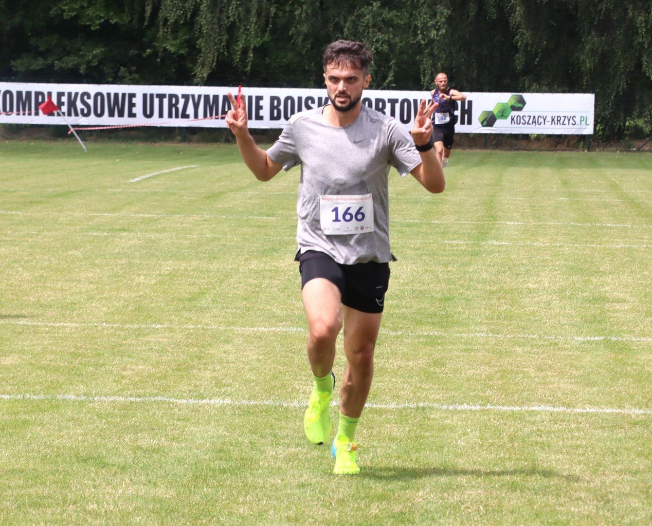 Pierwszy w biegu głównym był Krzysztof Kacprzak z Wadowic