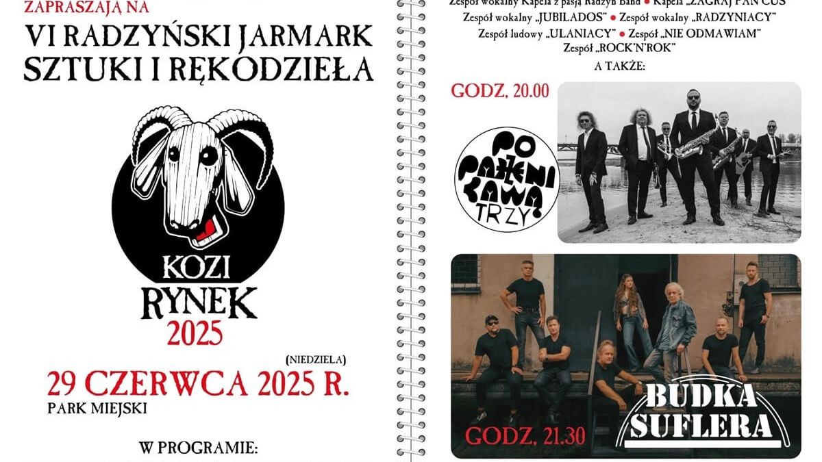 Jarmark Sztuki i Rękodzieła Kozirynek w Radzyniu Podlaskim 2025