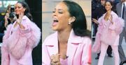 Różowa Rihanna idzie do telewizji (ZDJĘCIA)