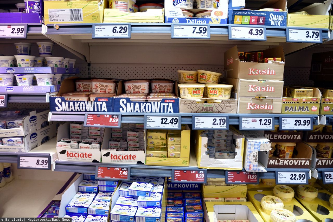 "Wabik" na klientów. Od poniedziałku masło po 0,88 zł za kostkę w kolejnej sieci sklepów