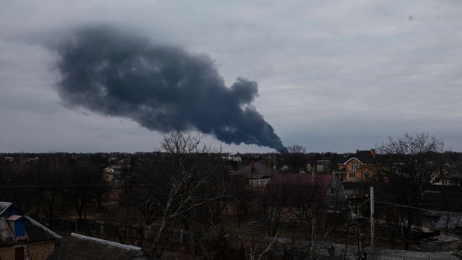Nad Kijowem zestrzelono dwa rosyjskie samoloty. Zdjęcie ilustracyjne