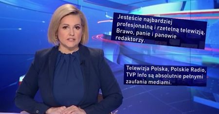 Tymczasem w "Wiadomościach": laurka dla TVP i widzowie przerażeni odcięciem finansowania stacji. "ZBRODNIA na kulturze narodowej"