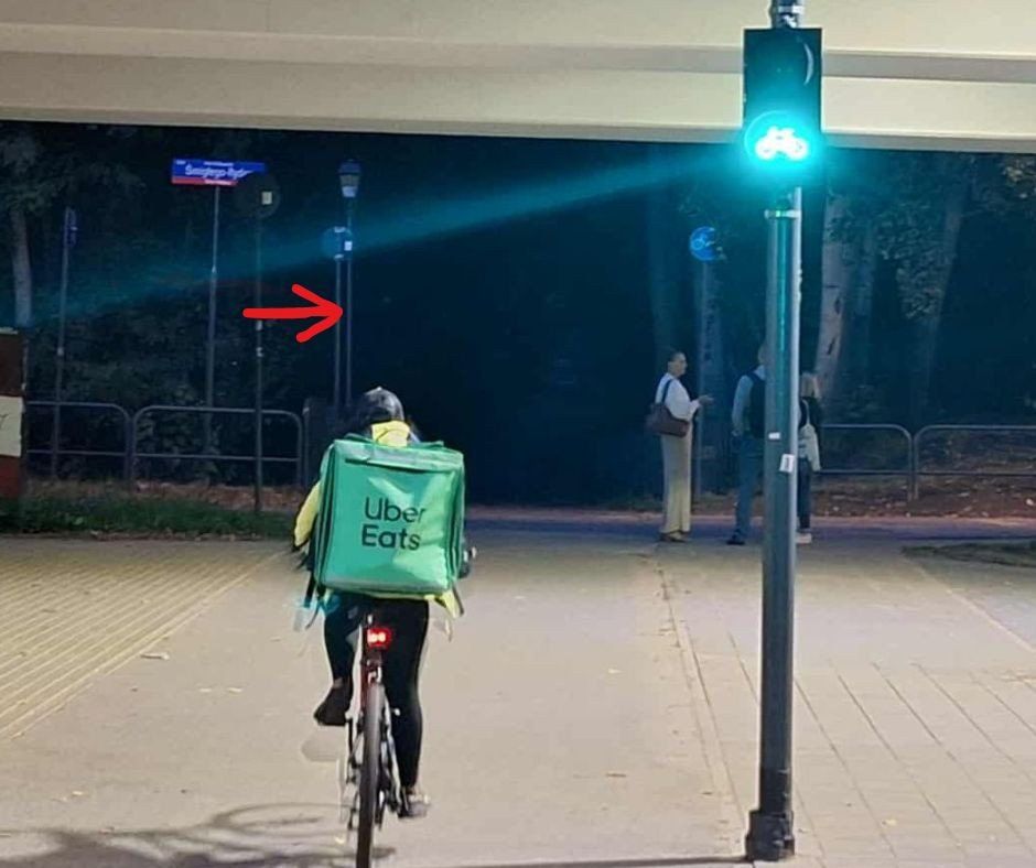 Tak wygląda &#34;Scheiblerówka&#34; po zmroku