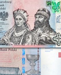 NBP sprzedaje banknoty kolekcjonerskie na 1050. rocznicę chrztu Polski