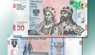 NBP sprzedaje banknoty kolekcjonerskie na 1050. rocznicę chrztu Polski