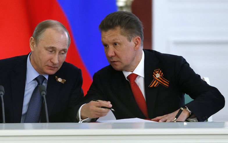 Władimir Putin i Aleksiej Miller, prezes Gazpromu.