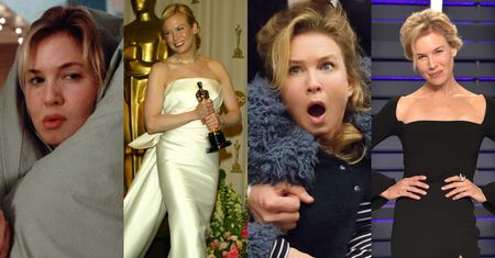 50 twarzy Renee Zellweger - tak się zmieniała przez lata filmowa Bridget Jones