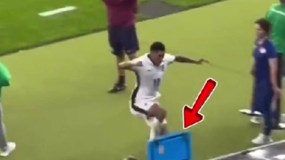 Twitter / Marca / Na zdjęciu: Jude Bellingham po finale Euro