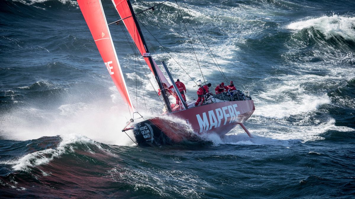 Jacht załogi MAPFRE podczas regat Volvo Ocean Race