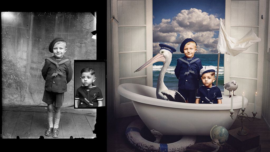 Klasyczne portrety z czasów I wojny światowej i ich współczesne wersje 1