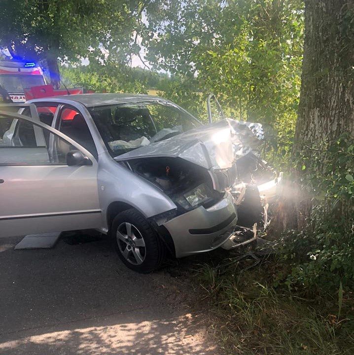 Wypadek koło Krutyni. Nie żyją dwie osoby